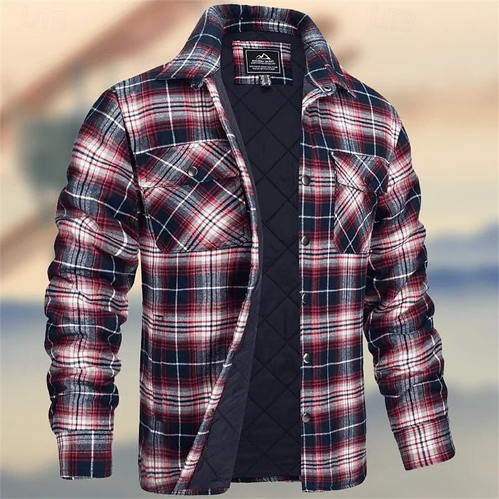 Jonathan | Rugged Quilted Shirt Jacket