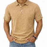 Dominic | Vintage-Wash Polo Shirt