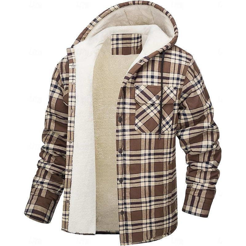 Curtis | Hooded Check Overshirt