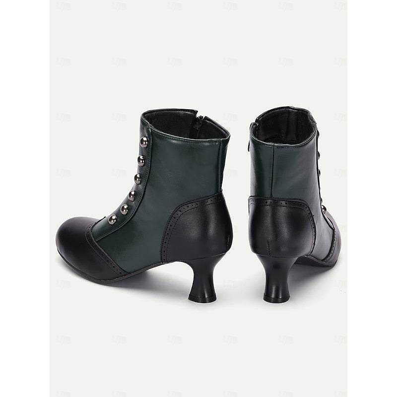 Prudence | Vintage Buttoned Ankle Boots