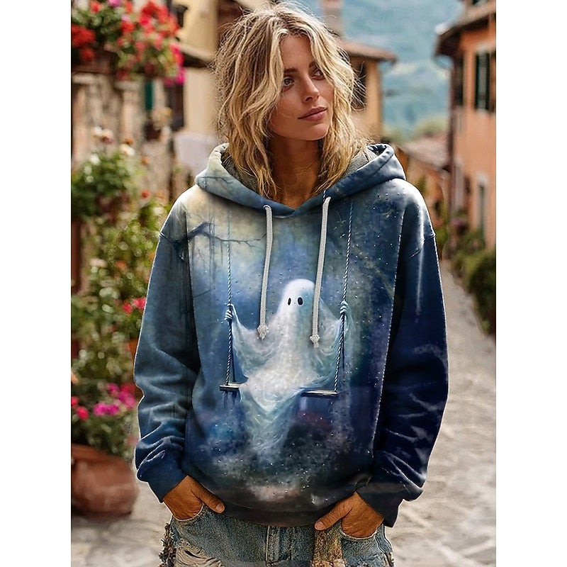 Dahlia | Skull Statement Halloween Hoodie