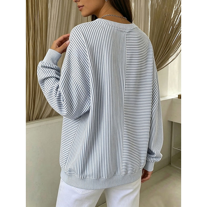 Corinna | Relaxed Striped Sweatshirt
