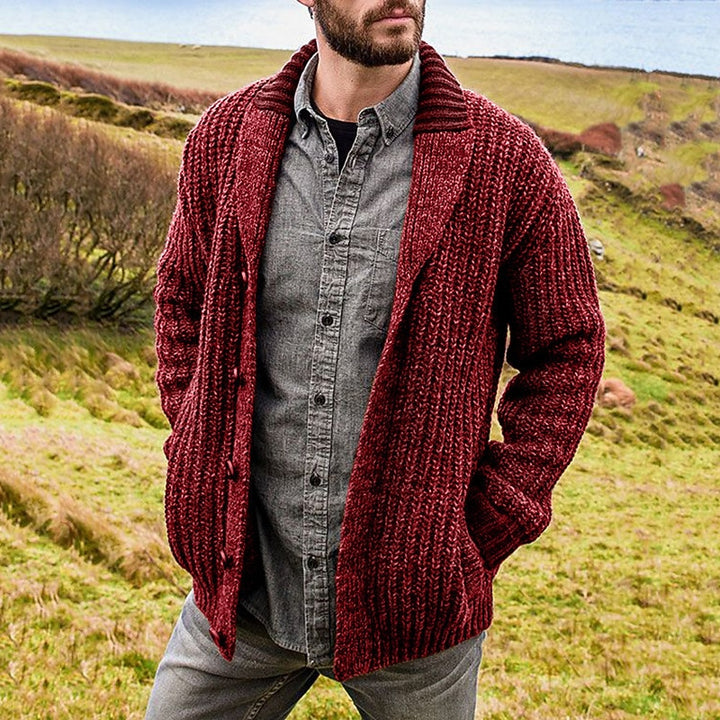 Callahan | Shawl Collar Knit Cardigan