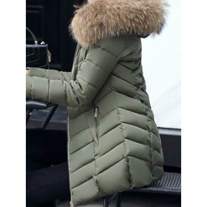 Gwendolyn | Hooded Quilted Winter Parka