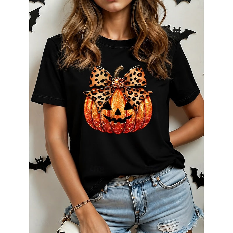 Bethany | Halloween Graphic Crew Neck T-Shirt