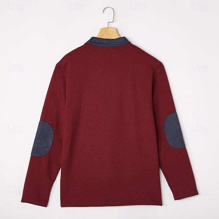 Corbin | Quarter-Zip Textured Pullover