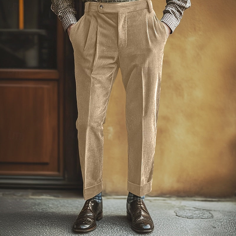 Merrick | Pleated Gurkha Trousers