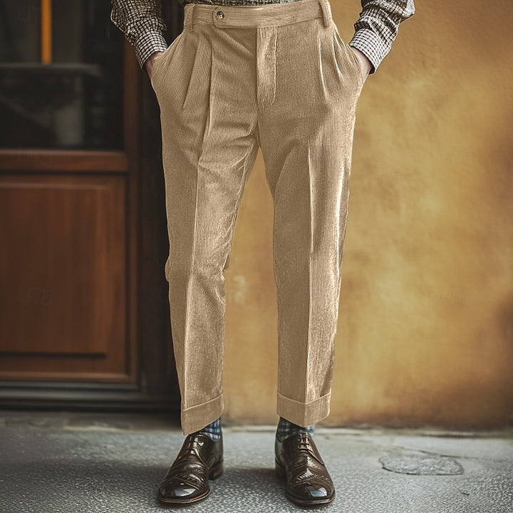 Merrick | Pleated Gurkha Trousers