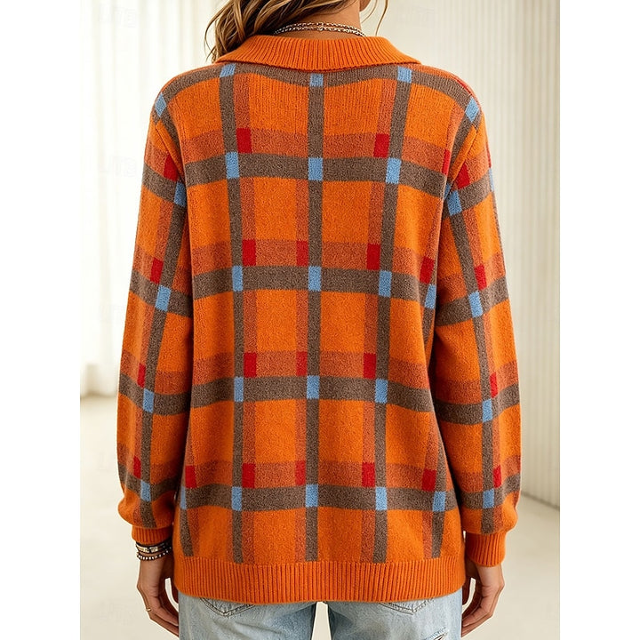 Rosalind | Classic Plaid Button Cardigan