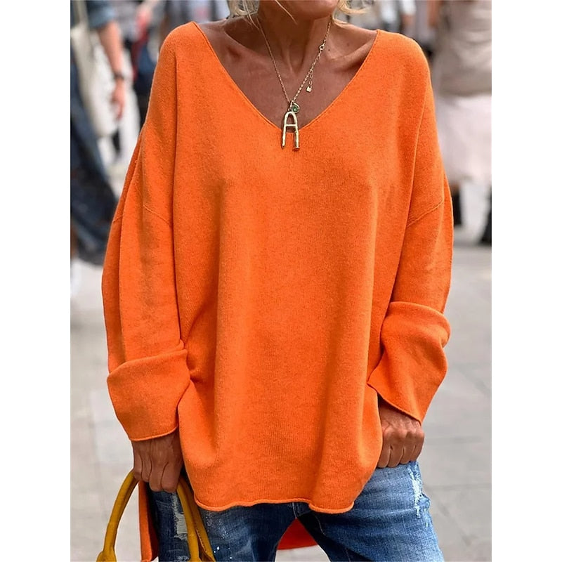 Willow | Relaxed V-Neck Pullover