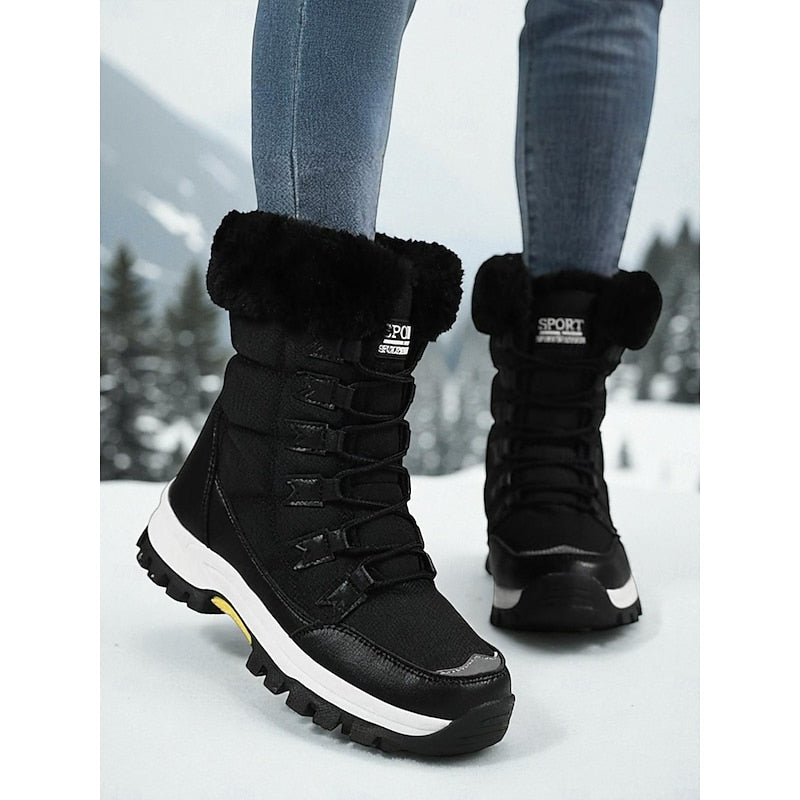 Greta | Cozy Lace-Up Winter Boots