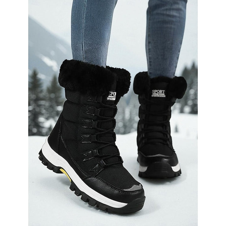 Greta | Cozy Lace-Up Winter Boots