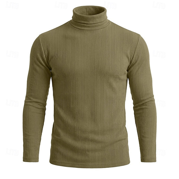 Rowan | Textured Turtleneck