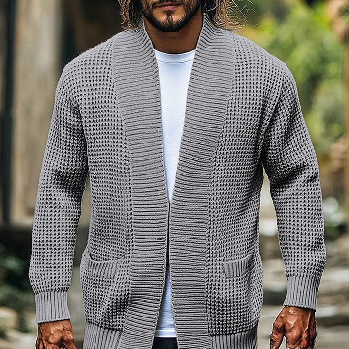 Harrison | Textured Open-Front Cardigan