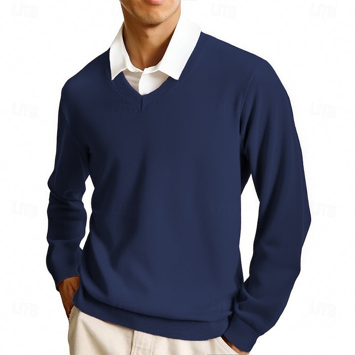 Clayton | Classic V-Neck Sweater