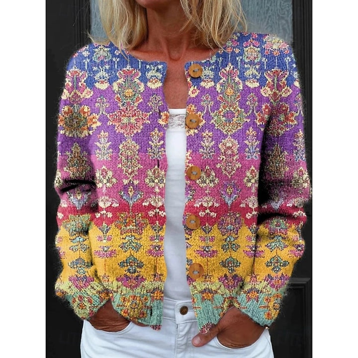 Bridget | Floral Button-Front Cardigan