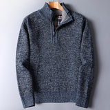 Nigel | Quarter-Zip Stand Collar Sweater