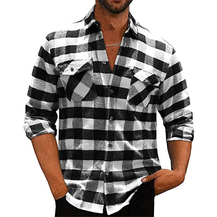 Maddox | Classic Checked Long-Sleeve Shirt