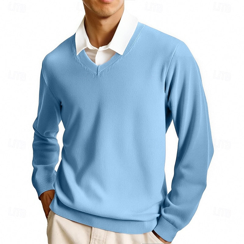 Clayton | Classic V-Neck Sweater