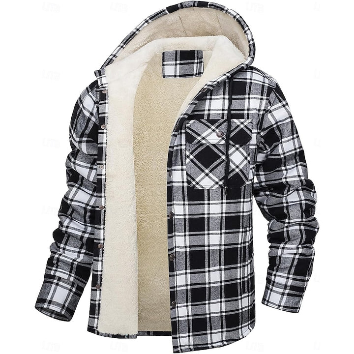 Curtis | Hooded Check Overshirt