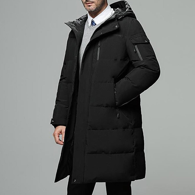 Wade | Hooded Longline Puffer Coat