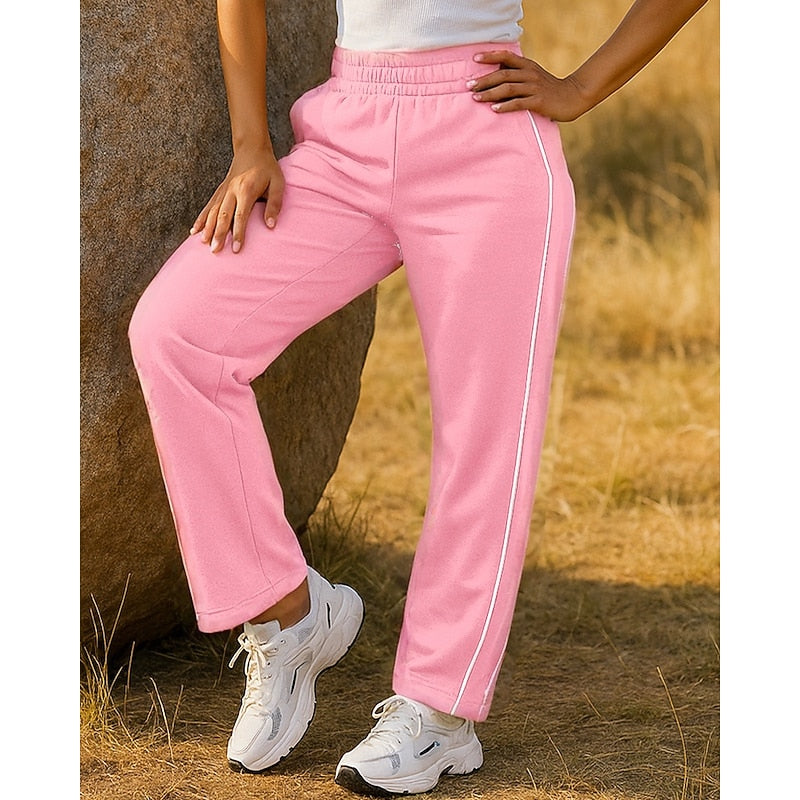 Maisie | Relaxed Side-Stripe Joggers