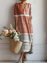 Zoey | Stylish Multicolor Patch Dress