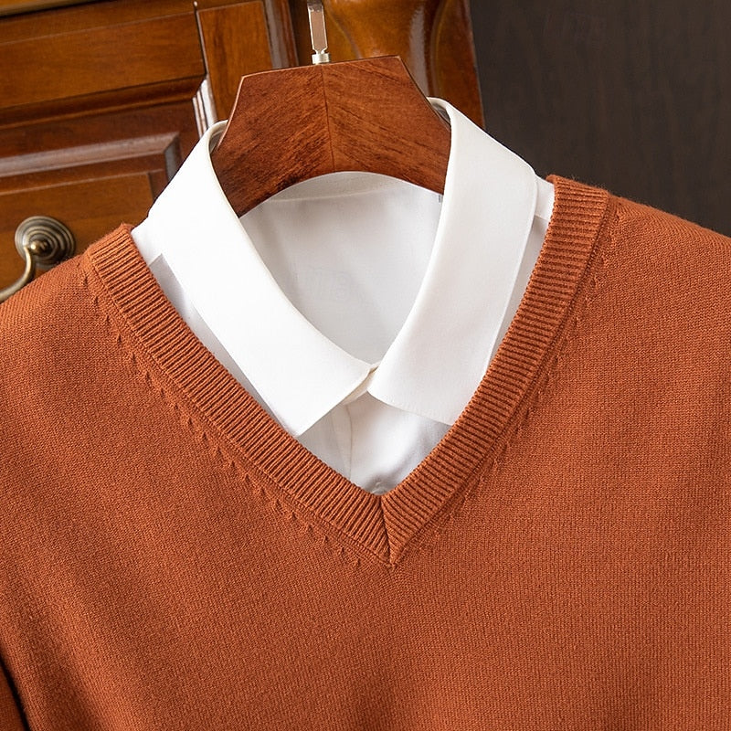 Clayton | Classic V-Neck Sweater
