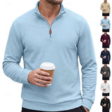 Quentin | Textured Quarter-Zip Pullover