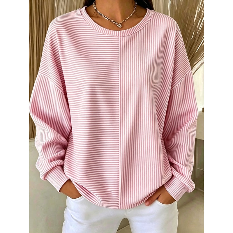 Corinna | Relaxed Striped Sweatshirt