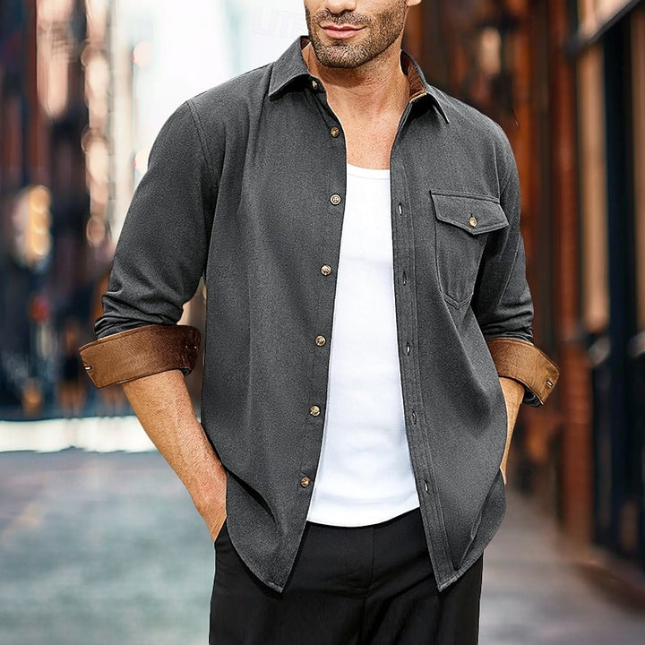 Tristan | Rugged Button-Front Overshirt