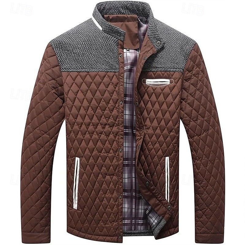 Hayes | Quilted Stand-Collar Jacket