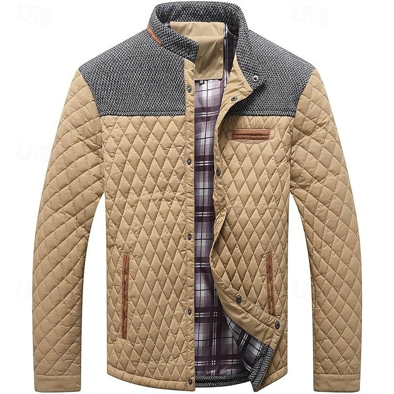 Hayes | Quilted Stand-Collar Jacket