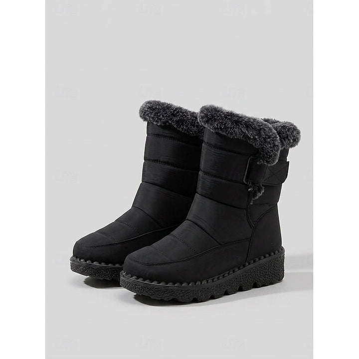 Greta | Cozy Fur-Trimmed Winter Snow Boots