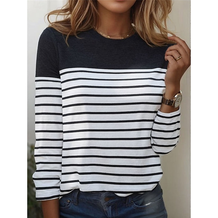 Constance | Striped Long Sleeve Top