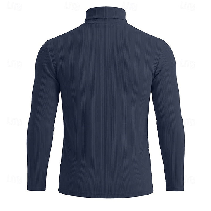 Rowan | Textured Turtleneck