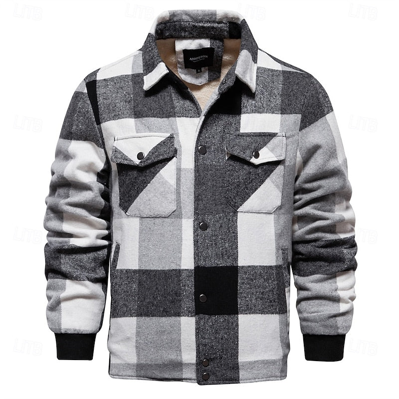 Raymond | Rugged Plaid Shirt Jacket