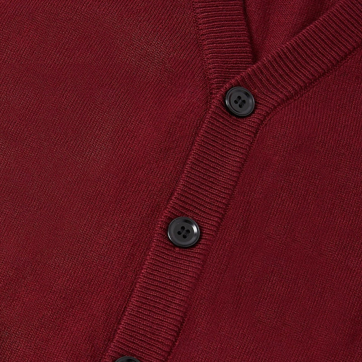 Leonard | Buttoned V-Neck Sweater Vest