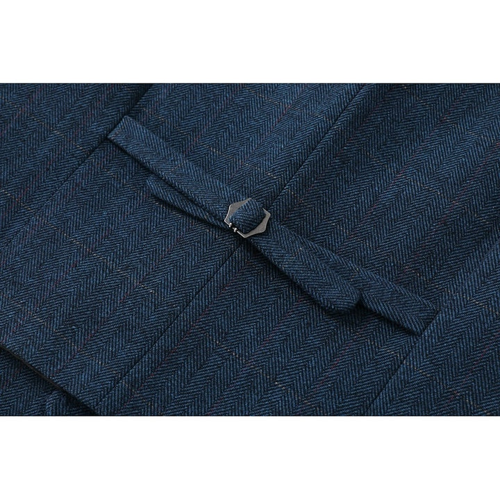 Theron | Herringbone Tailored Waistcoat