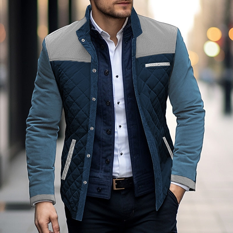 Fletcher | Color Block Quilted Jacket