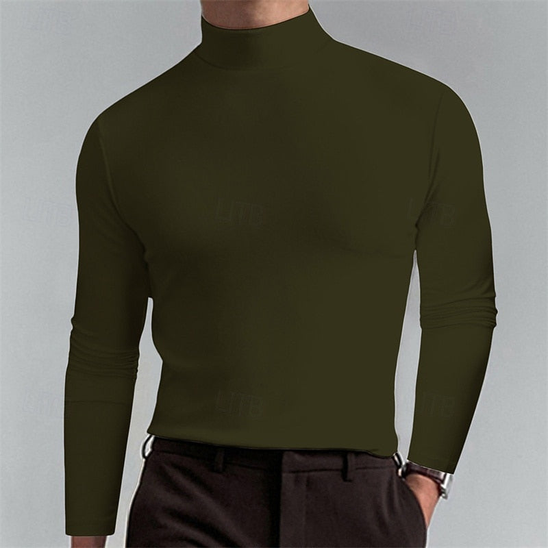 Garrett | Refined Mock-Neck Turtleneck
