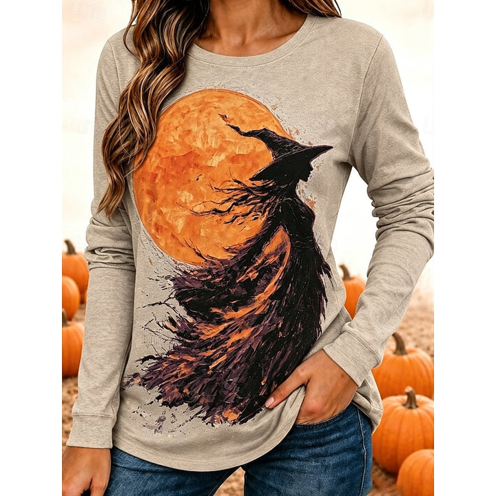 Fern | Halloween Witch Graphic Long-Sleeve Top