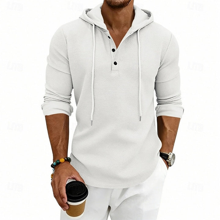 Merrick | Relaxed Hooded Henley Shirt