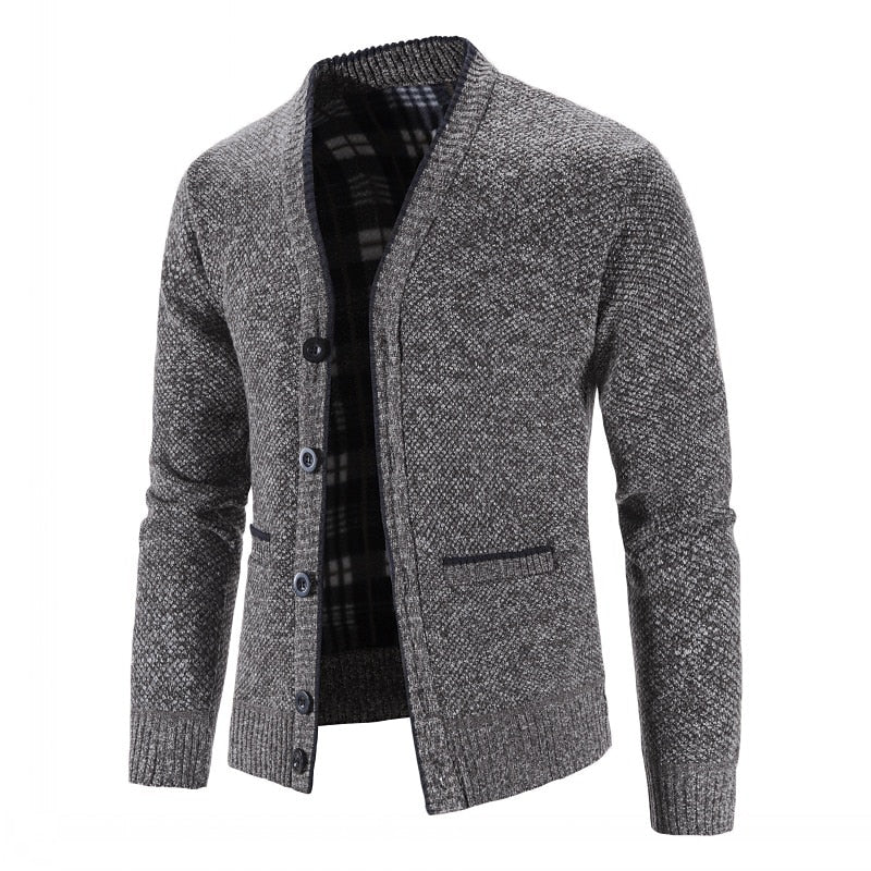 Colby | Button-Front V-Neck Cardigan