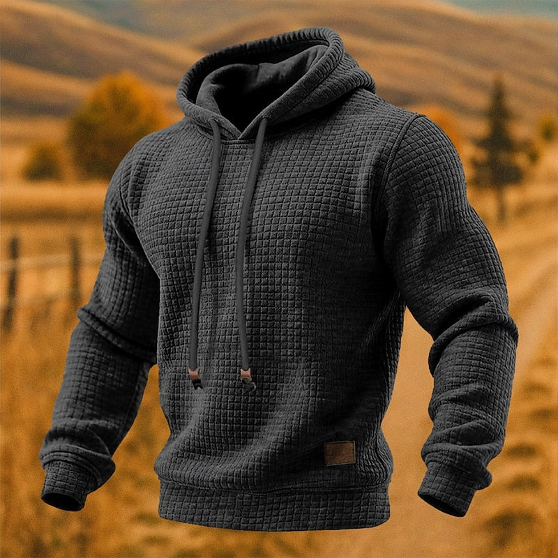 Beckett | Textured Pullover Hoodie