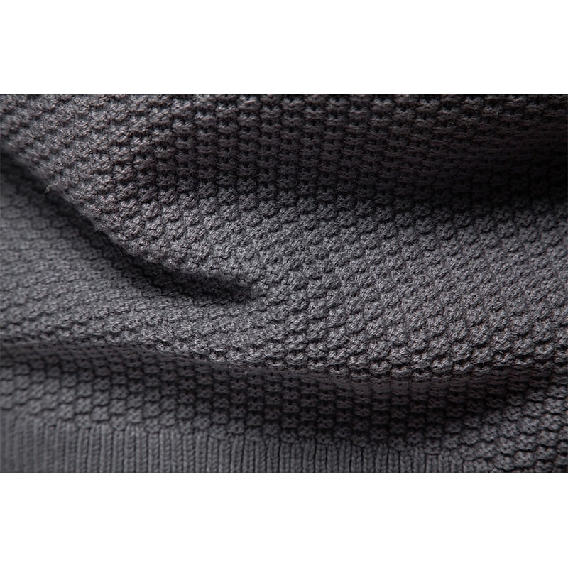 Gerard | Textured Zip-Up Cardigan