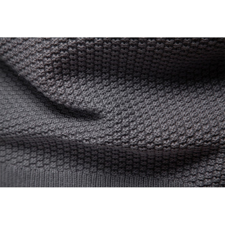 Gerard | Textured Zip-Up Cardigan