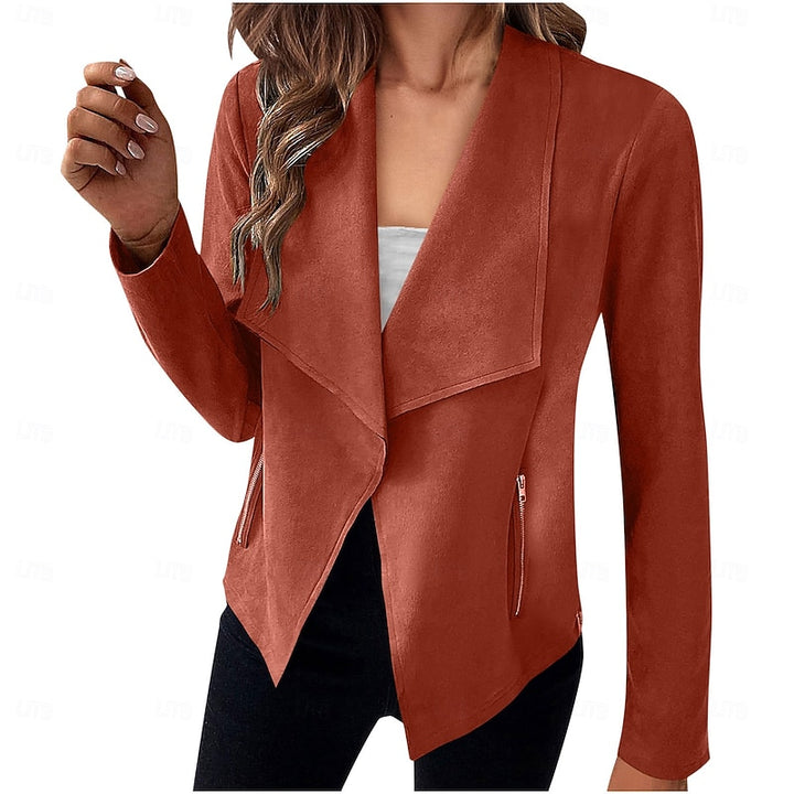 Elaine | Draped Open-Front Jacket