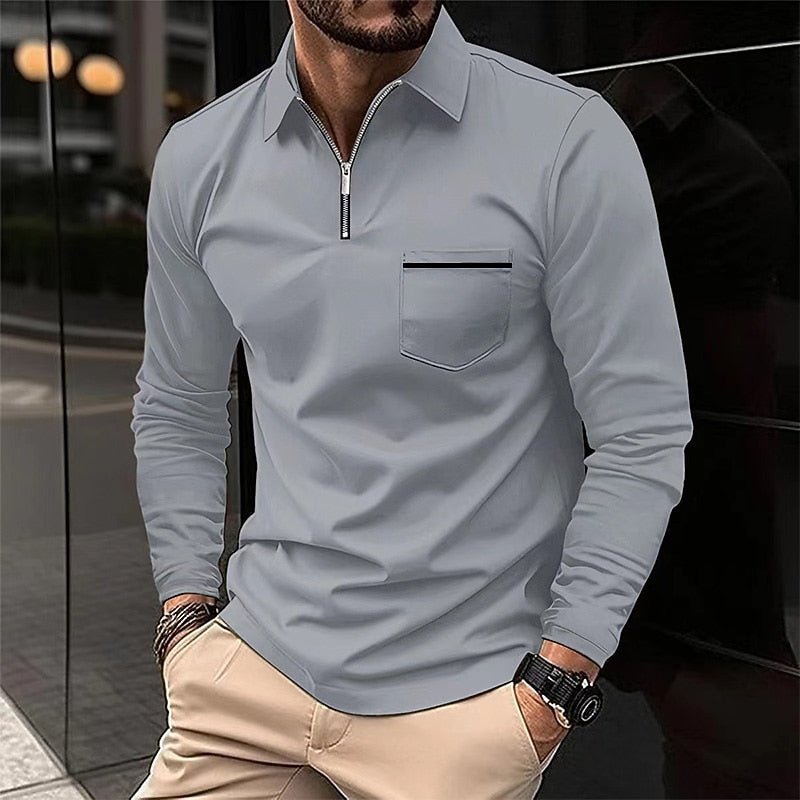 Trenton | Refined Quarter-Zip Polo Shirt