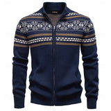 Fraser | Fair Isle Zip-Up Christmas Cardigan